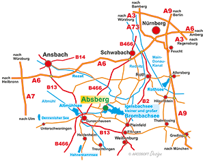 Karte Absberg